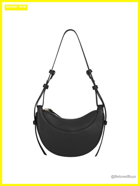 Handbags - Faux Leather Saddle Bag Women Shoulder Crossbody Purse Crescent Hobo